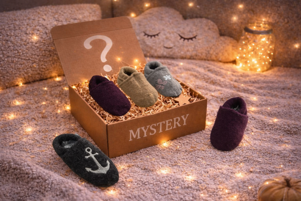 Mystery Box – Wollwalk Barfußpuschen